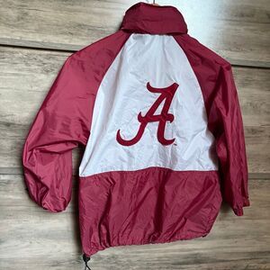 Heisman Reebok University of Alabama Roll Tide Embroidered Rain Jacket Child S